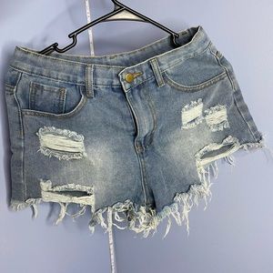 Blue Jeans Shorts.